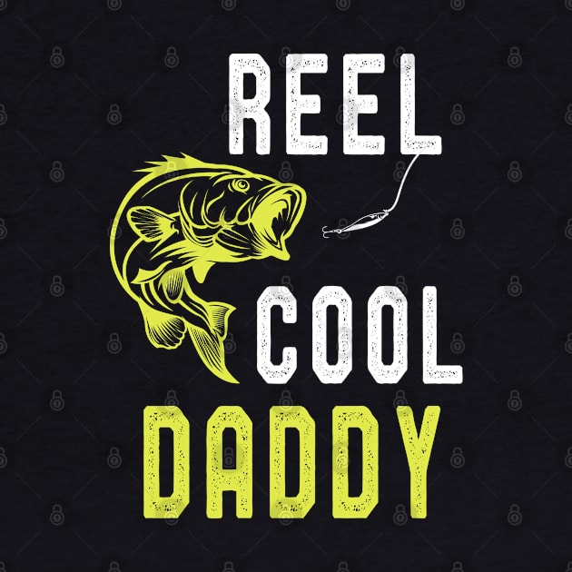 Reel Cool Daddy Gift Fathers day and Birthday Present Fisherman dad by kaza191